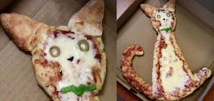 Hungry? How About Cat-Shaped Pizza! - Catster