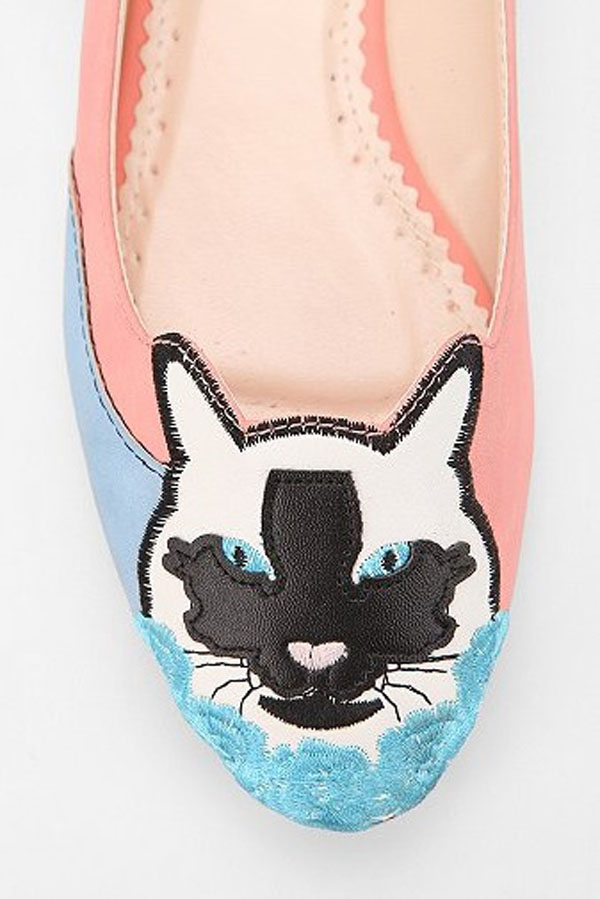 kitty shoes flats