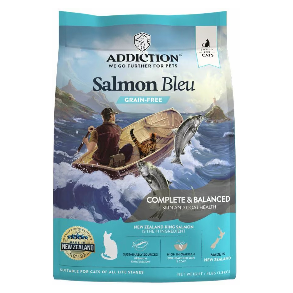 Addiction Grain-Free Salmon Bleu Dry Cat Food