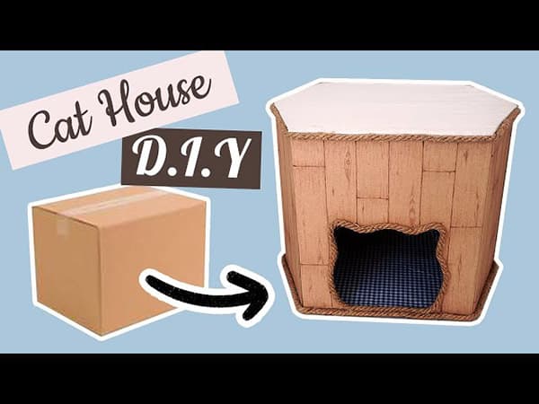 DIY_Cat_House_from_Cardboard