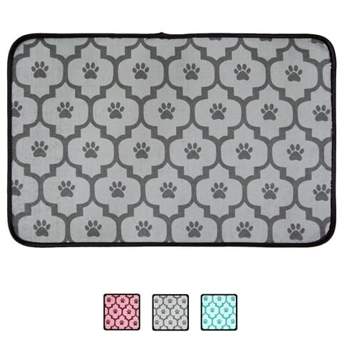 Cat Food Mat Personalized With Cat's Name Cute Cat Pattern Machine Washable  Fabric Top With No-slip Neoprene Back -  Finland