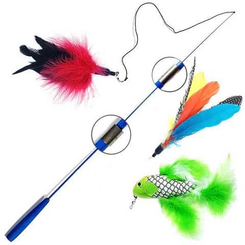 10 Best Cat Feather Wand Toys in 2024 - Reviews & Top Picks - Catster