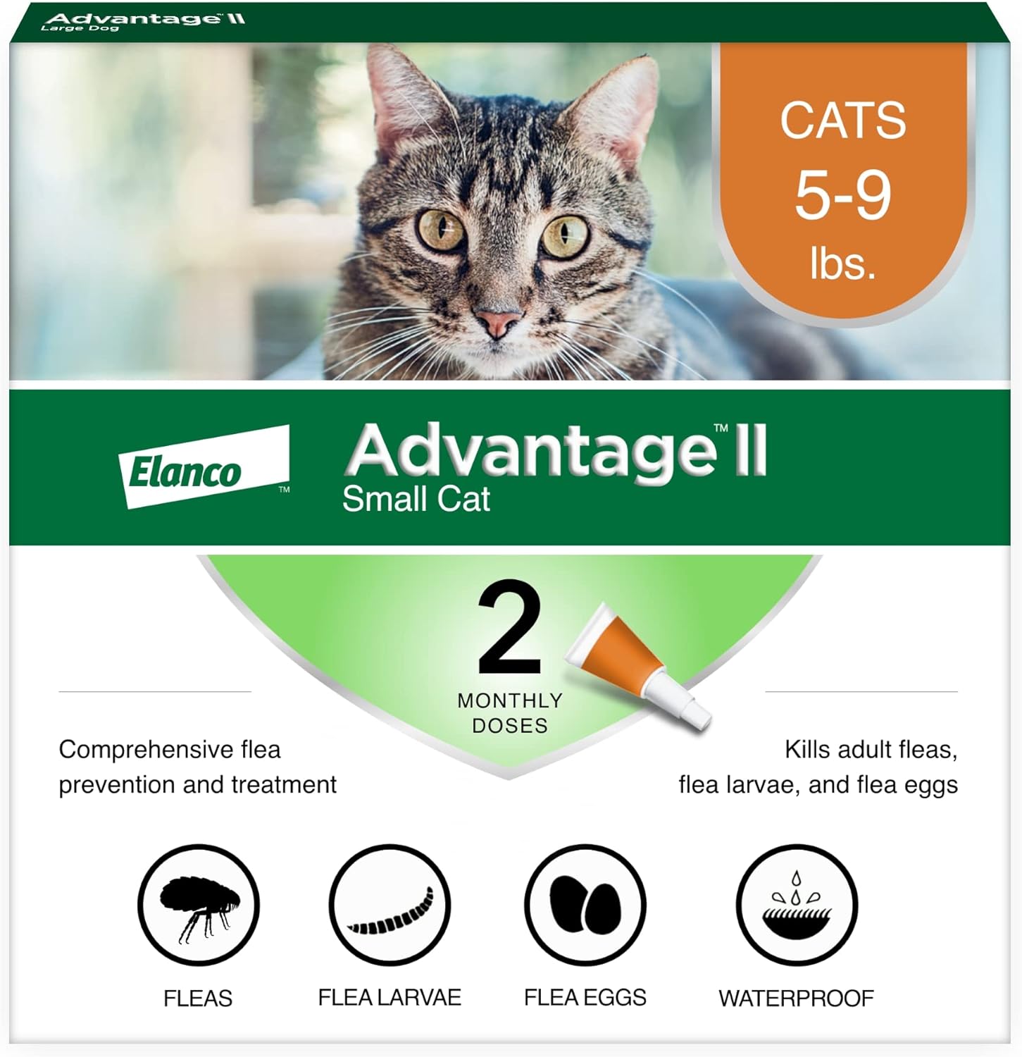 Advantage II Small Cat Vet-Recommended Flea Treatment & Prevention