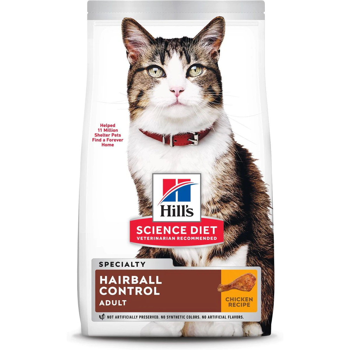 Hill's Science Diet Adult Hairball Control Chicken Recipe Dry Cat Food