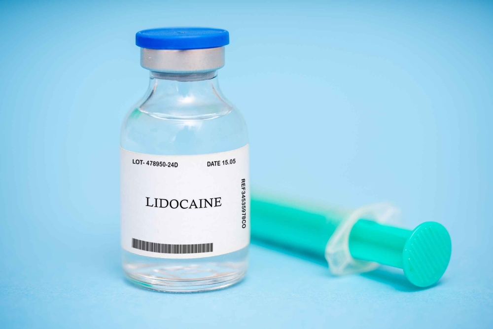 a vial of Lidocaine